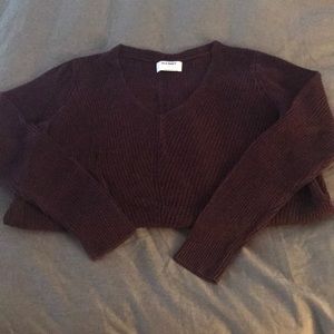 ⭐️NWOT! Old Navy Long Line V Neck Sweater - Size L